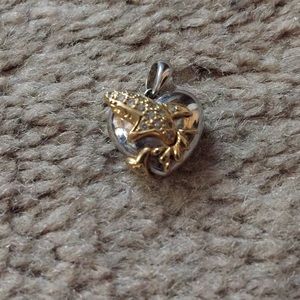 **SOLD Heart shark pendant!